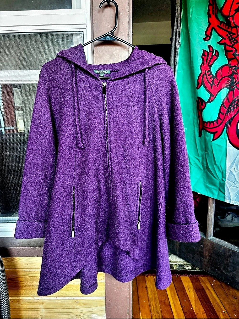 For Cynthia Purple Wool Peacoat 🫛 💜